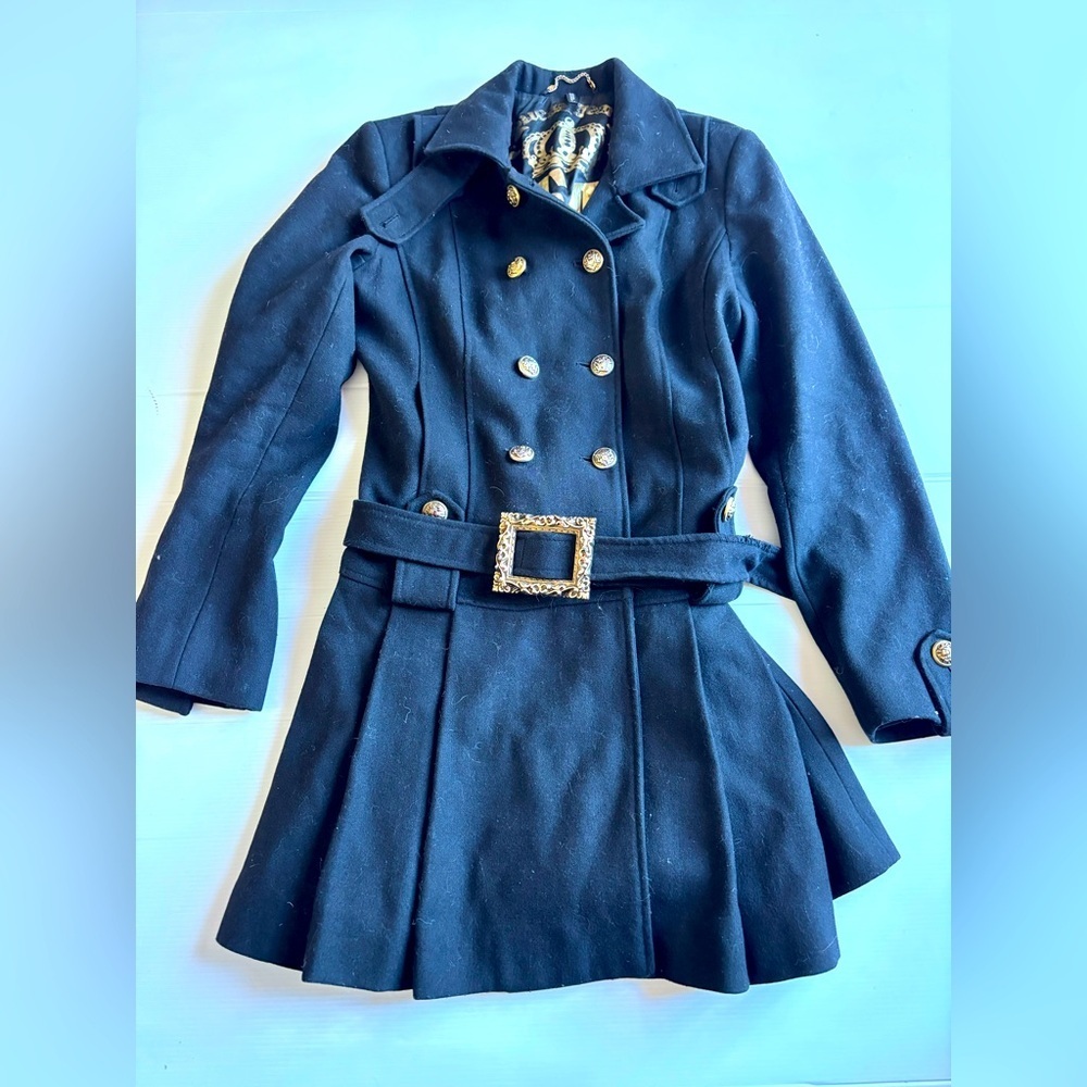Guess Jeans Military Trench Coat Size Small